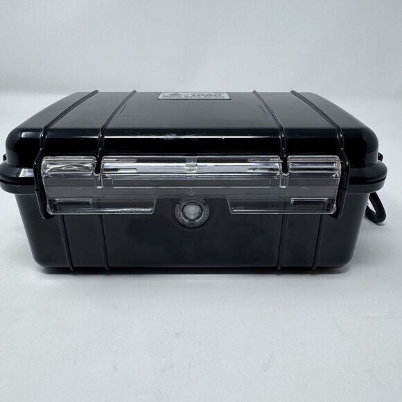 Pelican 1050 Micro Case Black Go Pro Camera Phone Travel Protection 7”x4”x3” - Picture 2 of 11